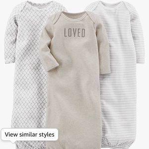 0-3 month Night Gowns